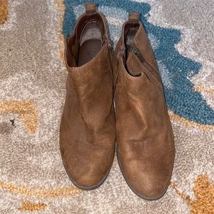 brown booties, willing to take offers :)